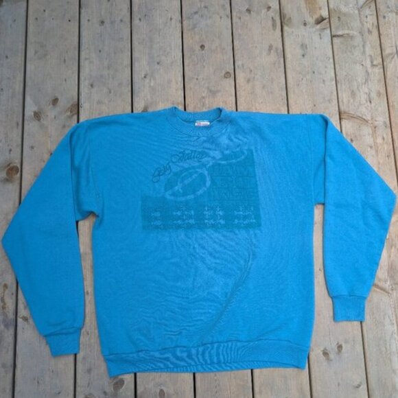 Hanes Activewear Men Big Valley Crewneck Long Sleeve Pullover Sweatshirt Size XL - Picture 1 of 8